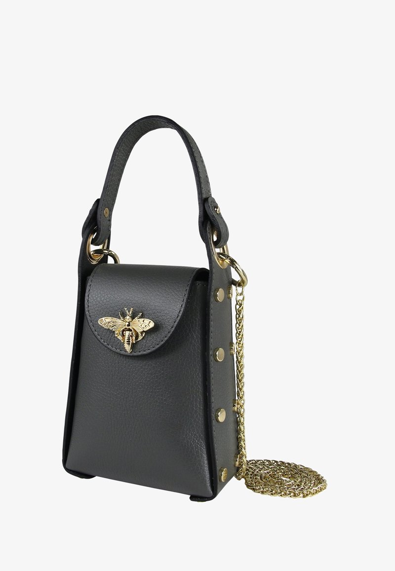 DrachenLeder Handtas - grau