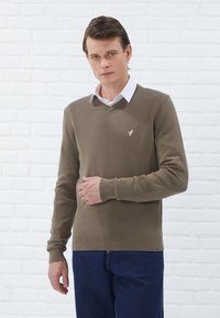 Pier One Pullover - taupe