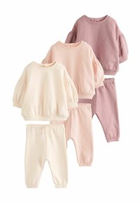 Next - JOGGERS SET 3 PACK - Tepláková súprava - pink cream ditsy Miniatúrny obrázok 1