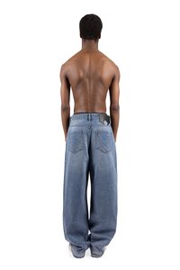 FAVELA RHINESTONE - Traperice opuštenog kroja - denim blue