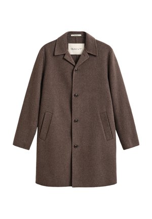 GANT, HANDSTITCHED TOP COAT - Mantel - shadow brown