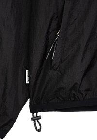 UNFAIR ATHLETICS ELEMENTARY CRUSHED HALFZIP - Nyári dzseki - black