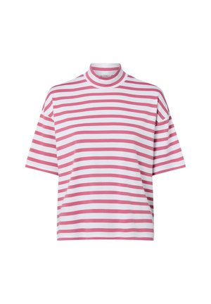 MUENCHEN - T-Shirt print - altrosa weiß