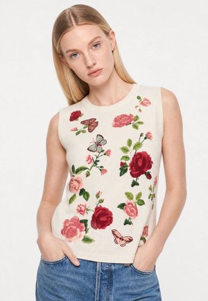 Alice + Olivia REVA SHELL - Μπλούζα - off-white