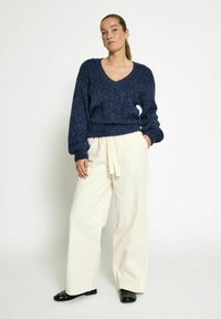 Minus MSJENNIE V-NECK  - Trui - sky captain