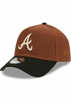 New Era, 9FORTY TRUCKER   SIDEPATCH ATLANTA BRAVES - Cap - brown