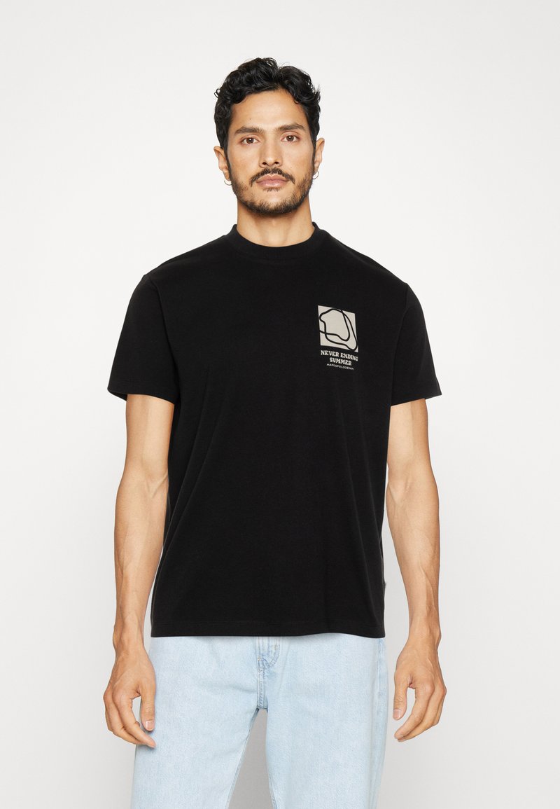 Marc O'Polo DENIM SHORT SLEEVE FRONT PRINT RELAXED FIT - T-Shirt print ...