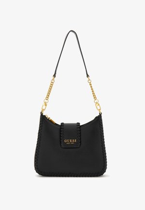 Guess LIBERA NÄHTE IN RELIEFOPTIK - Borsa a mano - schwarz