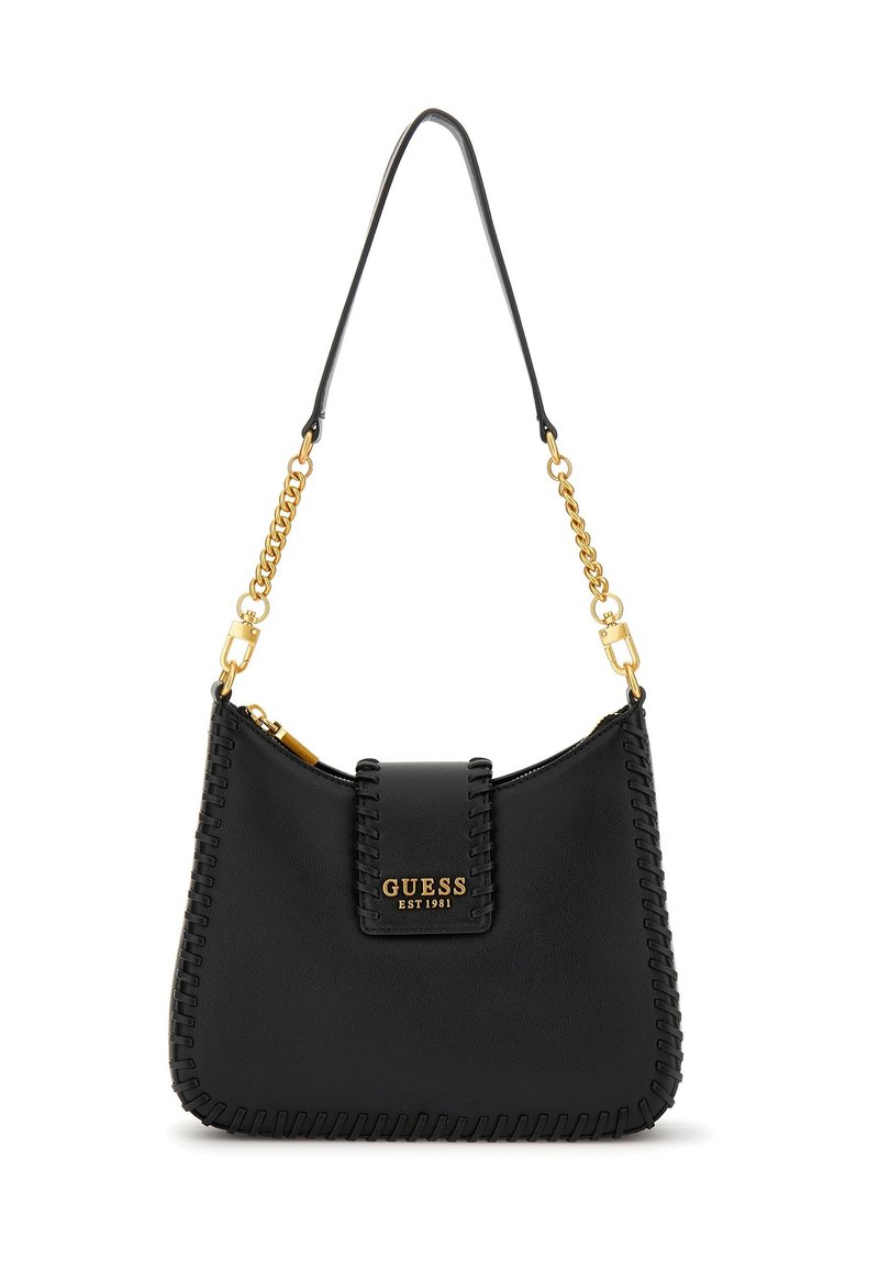 Guess LIBERA NÄHTE IN RELIEFOPTIK - Borsa a mano - schwarz