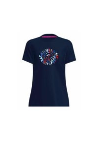 BIDI BADU NEW YORK CHILL  - Camiseta estampada - dark blue rot blau