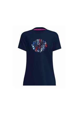 BIDI BADU NEW YORK CHILL  - T-Shirt print - dark blue rot blau