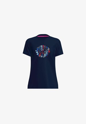 BIDI BADU NEW YORK CHILL - T-Shirt print - dark blue rot blau