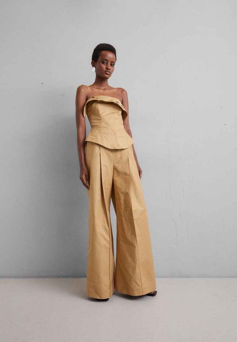 Et Ochs CORSET BUSTIER Jumpsuit oak/camel Zalando