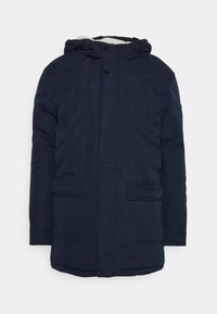 HOODED PARKER - Casaco de inverno - navy