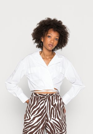 DELLA TIE STRING BLOUSE - Bluzka - white