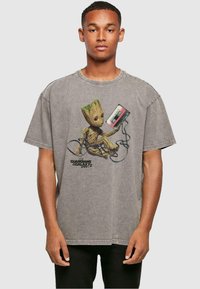 ABSOLUTE CULT - GUARDIANS OF THE GALAXY VOL2 GROOT TAPE A - T-Shirt print - asphalt Thumbnail-Bild 1