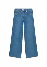 Wrangler WORLD WIDE - Wide Leg - mid_stone