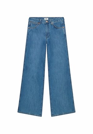 Wrangler WORLD WIDE - Wide Leg - mid_stone