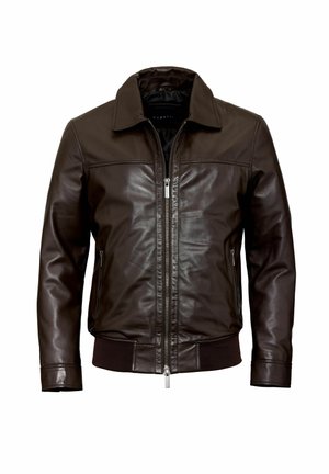 BUDANTE - Leren jas - dunkelbraun