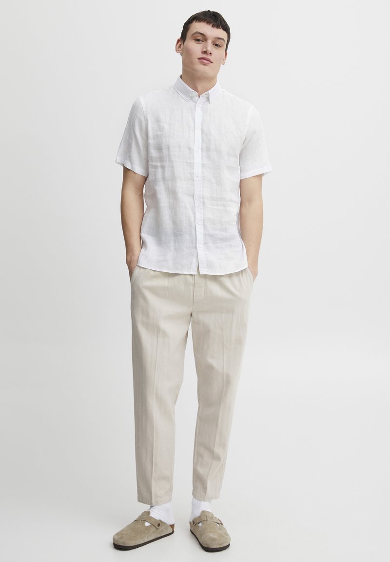Casual Friday CFANTON LINEN - Shirt - snow white/white - Zalando.co.uk