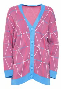 Cesare Gaspari Vest - pink blue