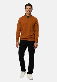 U.S. Polo Assn. BRISON HALF ZIP - Džemperis - pumpkin spice melange