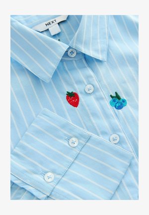 Next REGULAR FIT - FRUIT EMBROIDERED - Pogājama blūze - blue white stripe