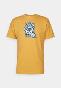 Santa Cruz FLIER HAND  UNISEX - T-shirt estampada - yellow