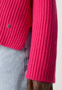 Mos Mosh Stickad tröja - pink