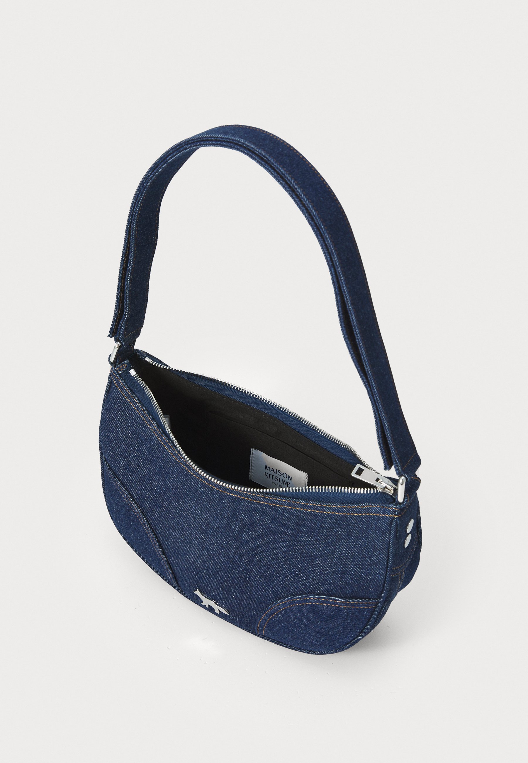 Maison Kitsune ■ Boogie Moon Bag Denim - INDIGO BOOGIE MOON BAG DENIM | Maison Kitsuné