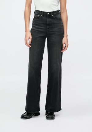 CLAIRE - Széles szárú - denim black