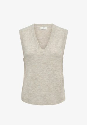 JDY, JDYELANORA S/L VN VEST KNT - Top - chateau gray