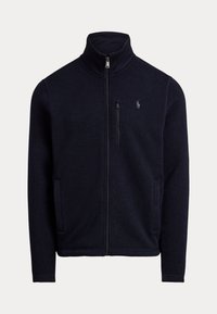 BRUSHED FLEECE JACKET - Casaco de malha - collection navy