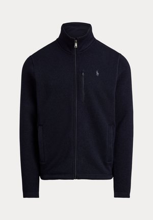 BRUSHED FLEECE JACKET - Kardigán - collection navy