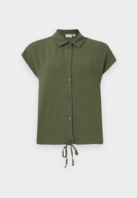 VISURASHIL SHORT SHIRT - Button-down blouse - deep depths