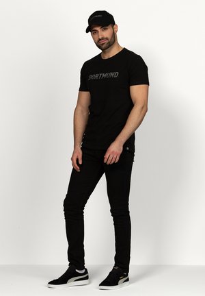 Print T-shirt - schwarz