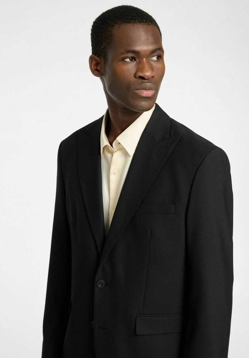 black dress shirt with khaki pants Matching Camp shirt is a larger Blazer Black Shirt Khaki Pants