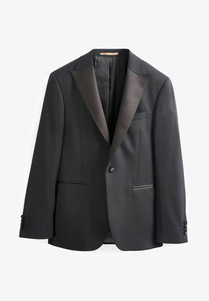 Next REGULAR FIT WOOL BLEND SHINY TUXEDO - Öltönyzakó - black