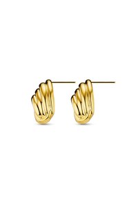 Orelia STATEMENT OVAL STUD EARRING - Ohrringe - pale gold-coloured