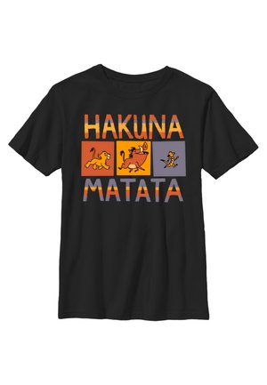 THE LION KING BOX - Print T-shirt - black