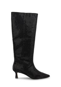 High Heel Stiefel - negr