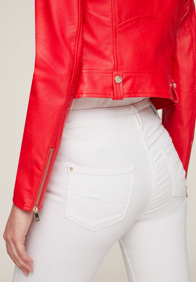 Damen Leichte Jacken | Motivi Lederjacke rosso/rot - ZX10312 Damen Leichte Jacken | Motivi Lederjacke rosso/rot - ZX10312