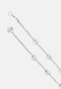 MICHAEL Michael Kors MINI CHAIN WITH PAVE LOGOS - Waist belt - silver