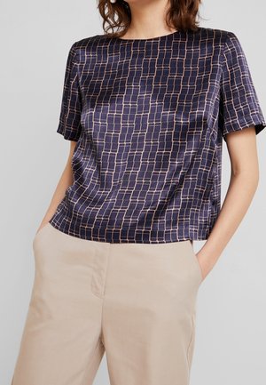 T-shirt med print - blue