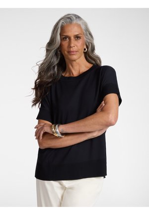 MANICHE CORTE - T-shirt basic - blu