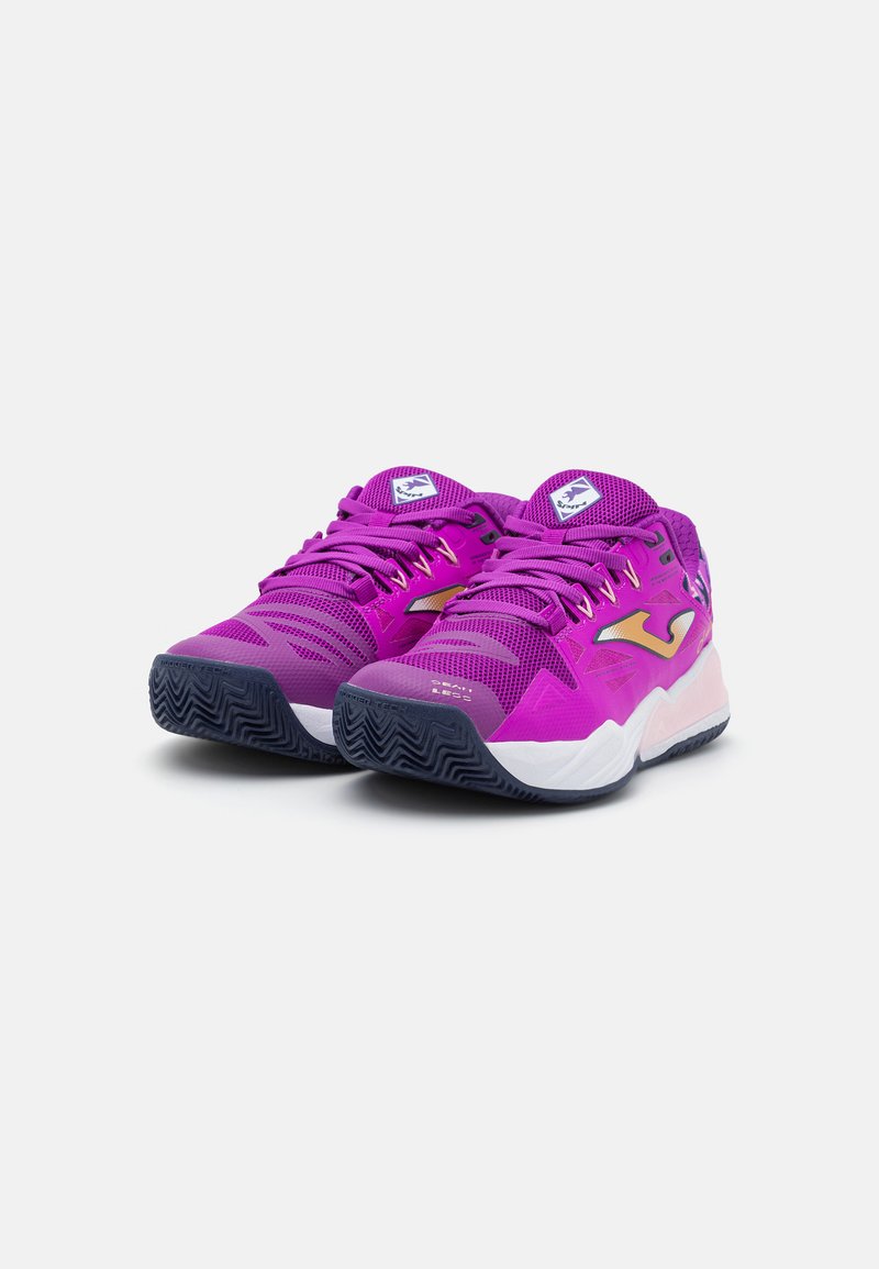 Joma Scarpe Da Padel Donna Top Spin Pink Lady TSPILS2313P - Suola In Gomma, Tacco Piatto, Larghezza Normale, Taglia 40.5