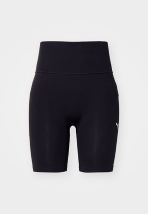 Puma SEAMLESS SHORT  - Leggings - black vapor cat