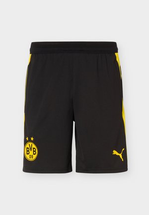 Puma, BVB DORTMUND TRAINING SHORTS POCKETS - Short de sport - black/faster yellow