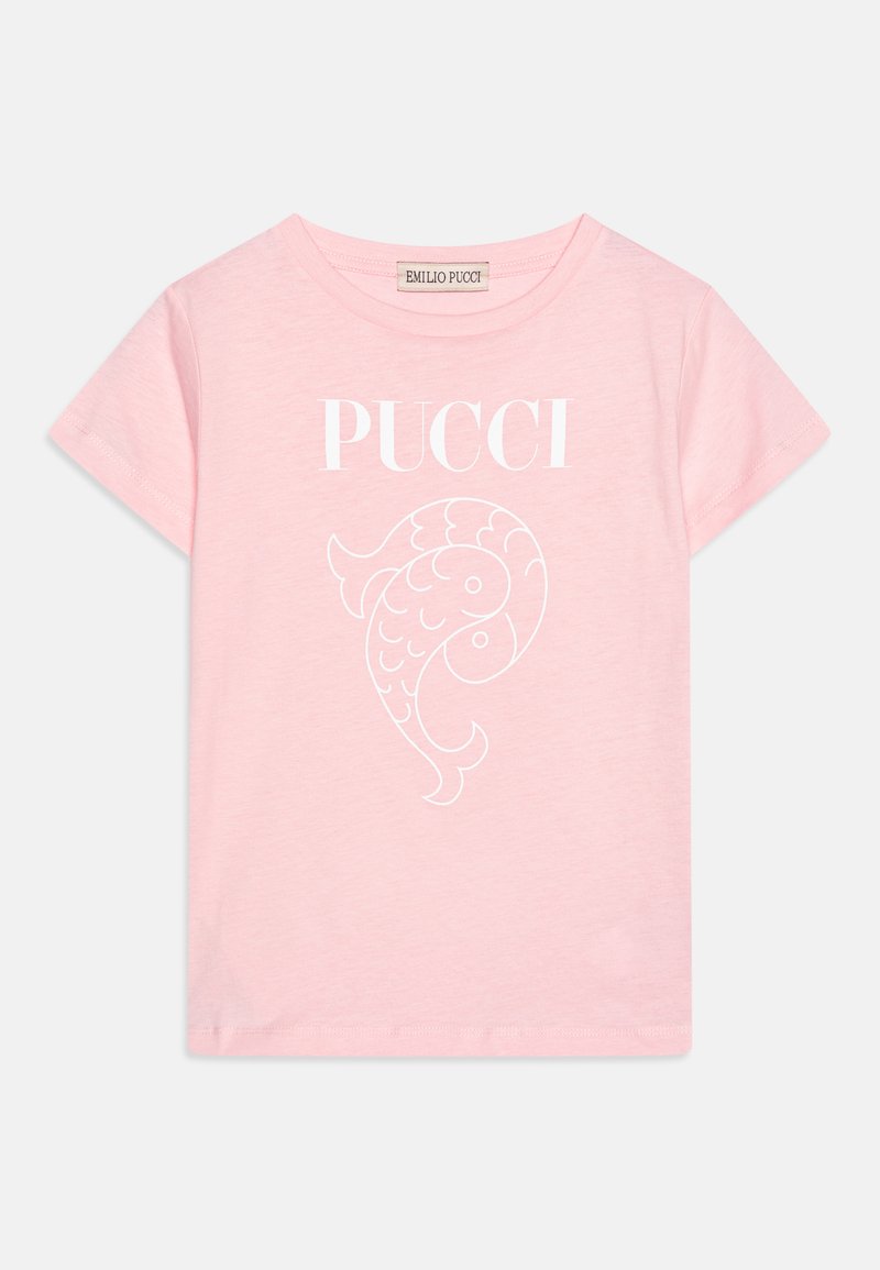 EMILIO PUCCI T-shirt print donkerroze EMILIO PUCCI T-shirt print donkerroze