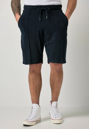 JP1880, BERMUDA SHORTS, TERRY CLOTH, ELASTICATED WAIST, UP TO 8 XL - Shorts - navy blue